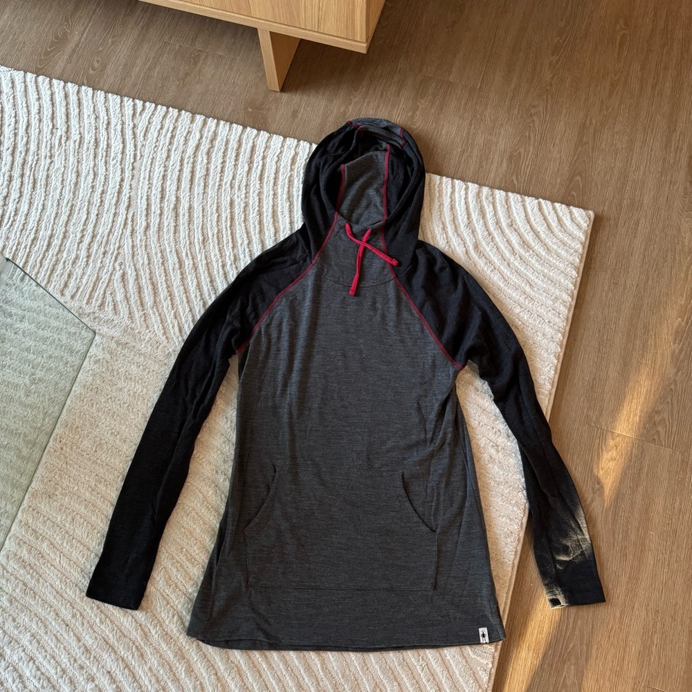 Smartwool Gray Hoodie Top
